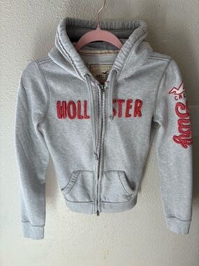 Hollister Cali Surf Zip Front Hoodie Sweatshirt